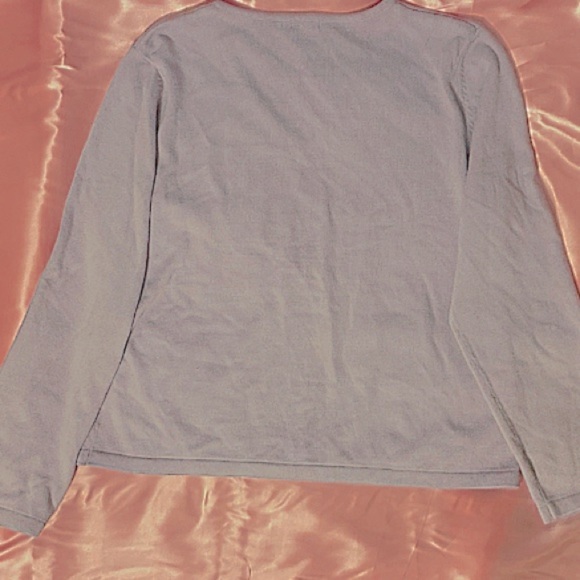 Y2K Purple Argyle Print Sweater - Picture 2 of 3